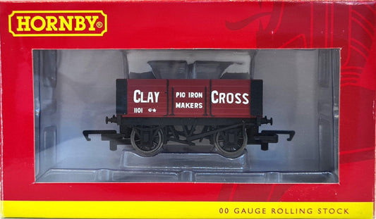 Hornby - 00 Gauge - R6617 - 6 Plank Wagon - Clay Cross - New in box